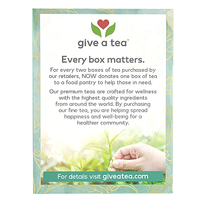 תה מנטה אורגני נטול קפאין 24 שקיקי תה - מבית NOW FOODS