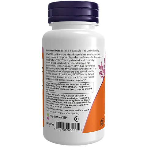 תוסף לשמירה על בריאות לחץ הדם 90 כמוסות - מבית NOW FOODS תוסף לשמירה על בריאות לחץ הדם 90 כמוסות - מבית NOW FOODS