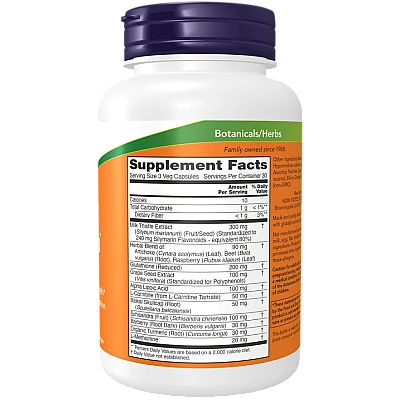 תוסף לתמיכה בכבד תכשיר לכבד 90 כמוסות - מבית NOW FOODS