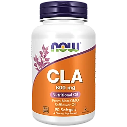 CLA כמות למנה 800 מ"ג 90 כמוסות - מבית NOW FOODS