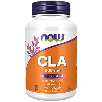 CLA כמות למנה 800 מ"ג 90 כמוסות - מבית NOW FOODS