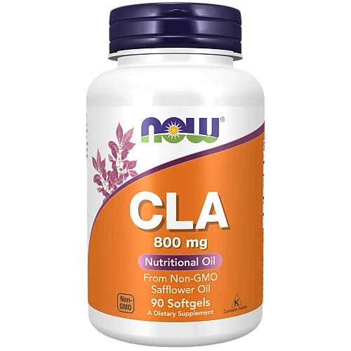 CLA כמות למנה 800 מ"ג 90 כמוסות - מבית NOW FOODS