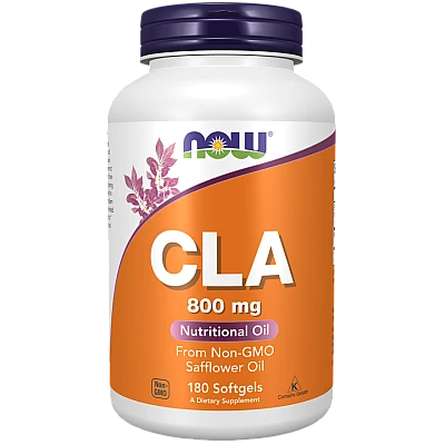 CLA למנה 800 מ"ג 180 כמוסות - מבית NOW FOODS