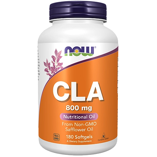 CLA למנה 800 מ"ג 180 כמוסות - מבית NOW FOODS