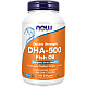 DHA-500 מכיל 180 כמוסות - מבית NOW FOODS