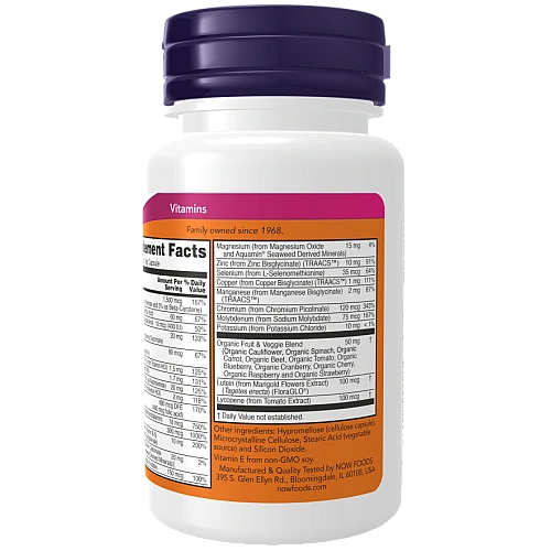 Daily Vits מולטי ויטמינים מינרלים דיילי ויטס 30 כמוסות - מבית NOW FOODS