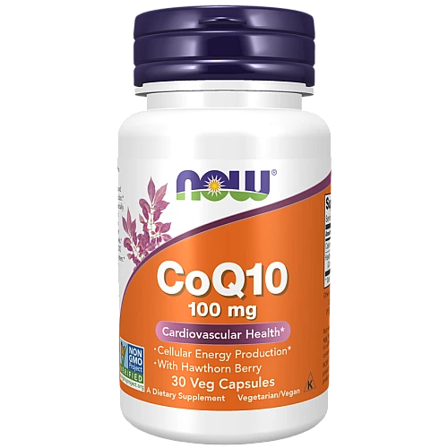 Q10 קו-אנזים 100 מ"ג 30 כמוסות - מבית NOW FOODS