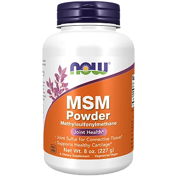 אבקת MSM תכולה 227 גרם - מבית NOW FOODS
