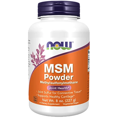 אבקת MSM תכולה 227 גרם - מבית NOW FOODS