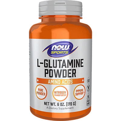אבקת גלוטמין 170 גרם - מבית NOW FOODS