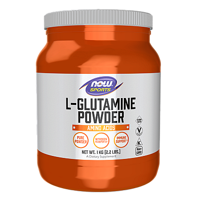 אבקת ל גלוטמין 1 ק"ג - מבית NOW FOODS