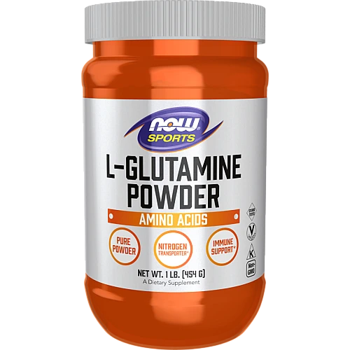 אבקת ל-גלוטמין 454 גרם - מבית NOW FOODS