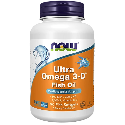 אולטרה אומגה D-3 תכולה 90 כמוסות - מבית NOW FOODS אולטרה אומגה D-3 תכולה 90 כמוסות - מבית NOW FOODS