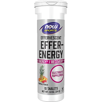 אלקטרוליט פונץ‘ טרופי 10 טבליות - מבית NOW FOODS