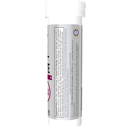 אלקטרוליט פירות יער 10 טבליות - מבית NOW FOODS