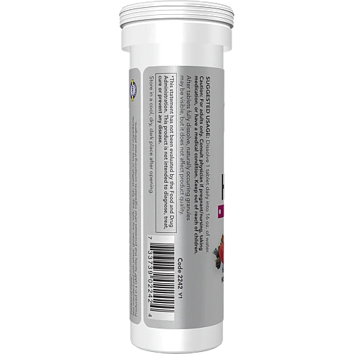 אלקטרוליט פירות יער 10 טבליות - מבית NOW FOODS