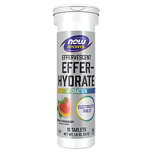 אלקטרוליט תפוז תות 10 טבליות - מבית NOW FOODS