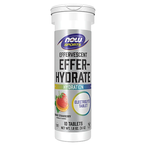 אלקטרוליט תפוז תות 10 טבליות - מבית NOW FOODS
