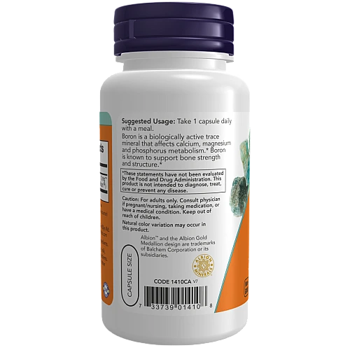 בורון 3 מ"ג 100 כמוסות - מבית NOW FOODS