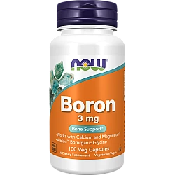בורון 3 מ"ג 100 כמוסות - מבית NOW FOODS