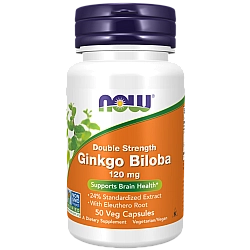 ג'ינקו בילובה 120 מ"ג חזק - 100 כמוסות - מבית NOW FOODS