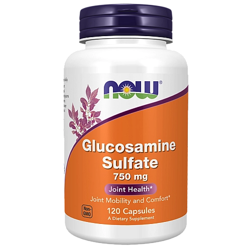 גלוקוזאמין גופרתי 750 מ"ג 120 כמוסות - מבית NOW FOODS
