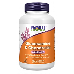 גלוקוזאמין וכונדרואטין 120 כמוסות - מבית NOW FOODS