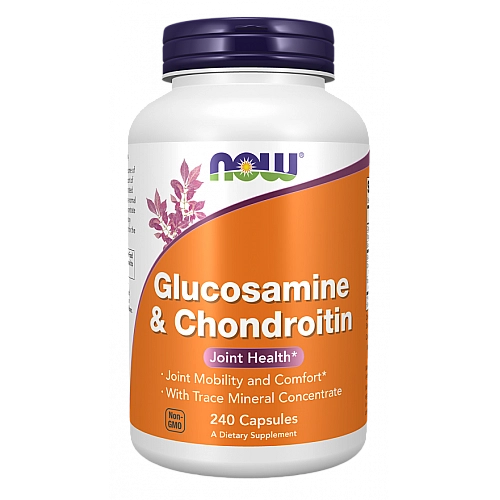 גלוקוזאמין וכונדרואטין 240 כמוסות - מבית NOW FOODS