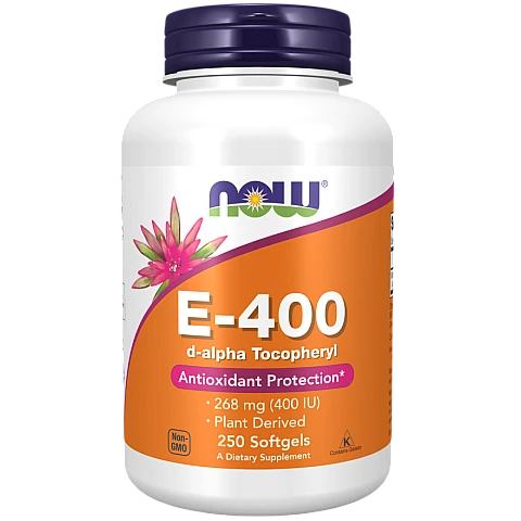 ויטמין E-400 טבעי 250 כמוסות - מבית NOW FOODS ויטמין E-400 טבעי 250 כמוסות - מבית NOW FOODS