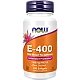 ויטמין E-400 עם תערובת טוקופרולים 268 מ"ג (400 יחב"ל) - 100 כמוסות - מבית NOW FOODS