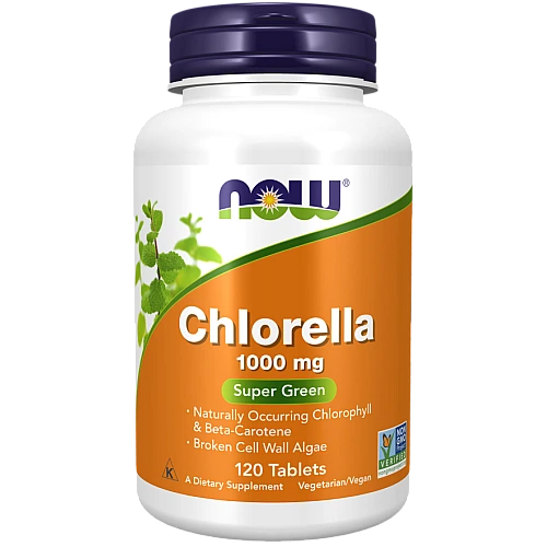 כלורלה 1,000 מ"ג - 120 טבליות - מבית NOW FOODS