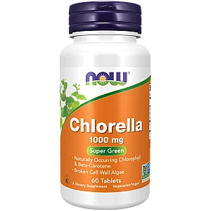 כלורלה 1,000 מ"ג 60 טבליות - מבית NOW FOODS