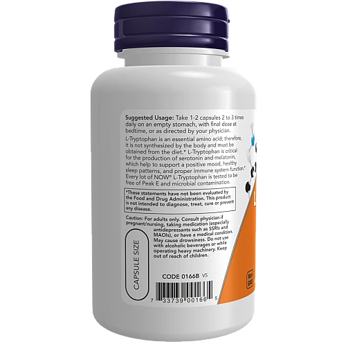ל-טריפטופן 60 כמוסות - מבית NOW FOODS