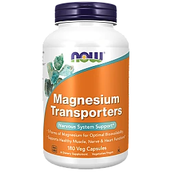 מגנזיום טרנספורטרים 180 כמוסות - מבית NOW FOODS