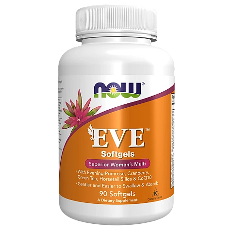 מולטי-ויטמין EVE לנשים 90 כמוסות - מבית NOW FOODS מולטי-ויטמין EVE לנשים 90 כמוסות - מבית NOW FOODS