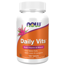 מולטי ויטמין ומינרלים בתזונה היומית 100 טבליות - מבית NOW FOODS