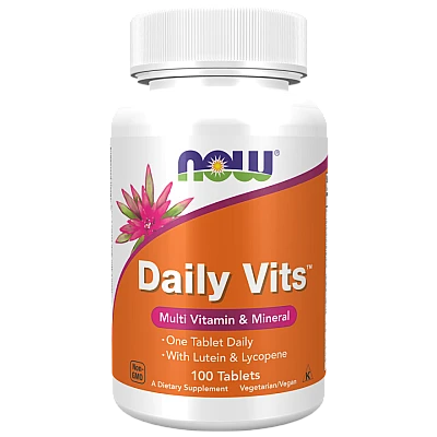מולטי ויטמין ומינרלים בתזונה היומית 100 טבליות - מבית NOW FOODS