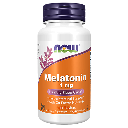 מלטונין 1 מ"ג 100 טבליות - מבית NOW FOODS