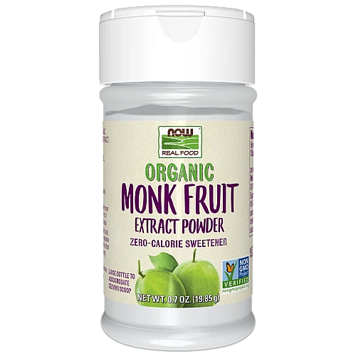 ממתיק ללא קלוריות אורגני של תמצית פרי הנזירים 19 גרם - מבית NOW FOODS