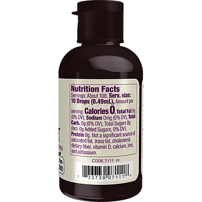 ממתיק נוזלי תמצית אורגני פרי הנזירים בטעם וניל 53 מ"ל - מבית NOW FOODS