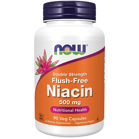 ניאצין ללא בעירה 500 מ"ל 90 כמוסות - מבית NOW FOODS ניאצין ללא בעירה 500 מ"ל 90 כמוסות - מבית NOW FOODS