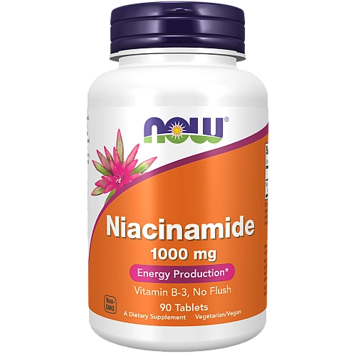 ניאצינמיד 1000 מ"ג 90 טבליות - מבית NOW FOODS
