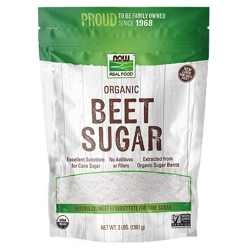 סוכר סלק אורגני 1,36 ק"ג - מבית NOW FOODS