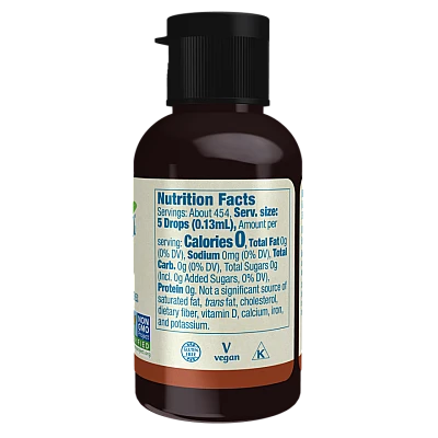 סטיביה נוזלי טעם אגוזי לוז 59 מ"ל - מבית NOW FOODS