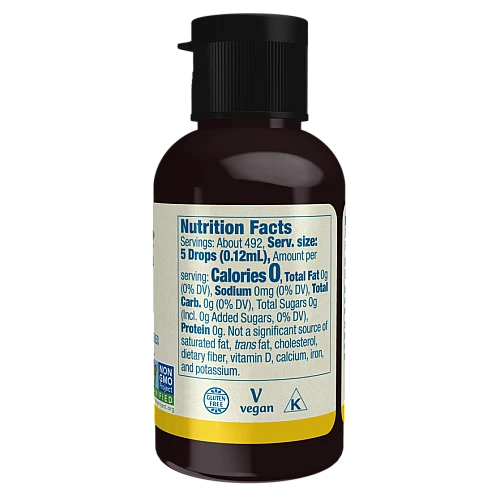 סטיביה נוזלי טעם לימון טוויסט 59 מ"ל - מבית NOW FOODS