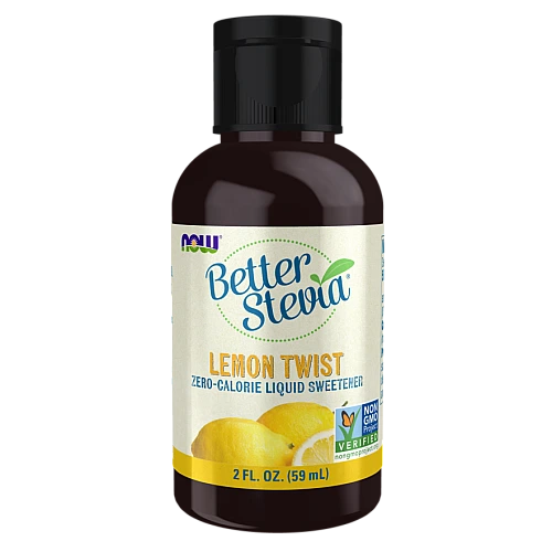 סטיביה נוזלי טעם לימון טוויסט 59 מ"ל - מבית NOW FOODS