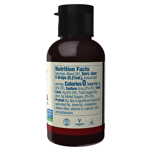 סטיביה נוזלי טעם קינמון וניל 59 מ"ל - מבית NOW FOODS