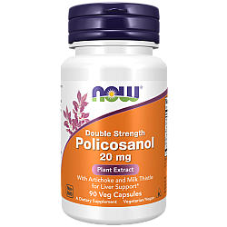פוליקוסנול 20 מ''ג 90 כמוסות - מבית NOW FOODS