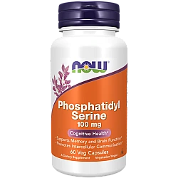 פוספטידיל סרין 100 מ"ג 60 כמוסות - מבית NOW FOODS