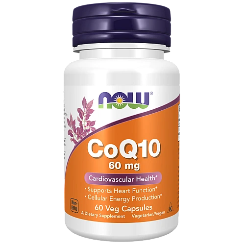 קו-אנזים Q10‏ (CoQ10) 60 מ"ג 60 כמוסות - מבית NOW FOODS